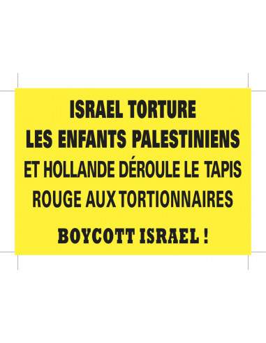 Sticker "Israel torture les enfants...