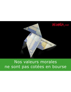 Nos valeurs morales ne sont...