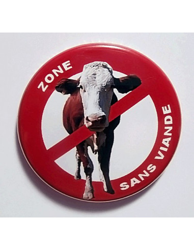 Badge Zone Sans Viande