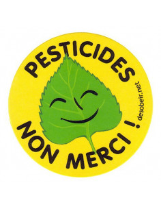 Pesticides Non Merci (petite taille) (autocollant)