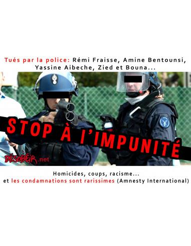 Violences policières : stop à l'impunité