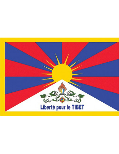 Sticker Drapeau tibétain (visuels et...