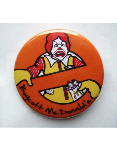 Badge Boycott Mac Do