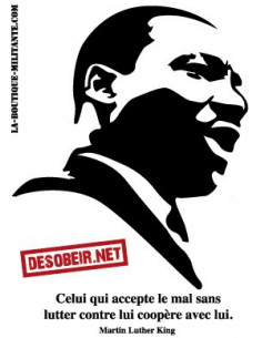 Citation Martin Luther King (autocollant)