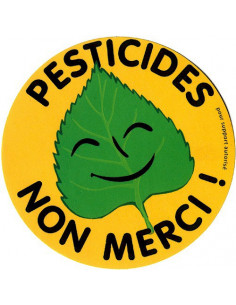 Sticker Pesticides Non Merci
