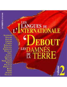 CD Les langues de l'Internationale - Debout les damnés de la terre Vol.2