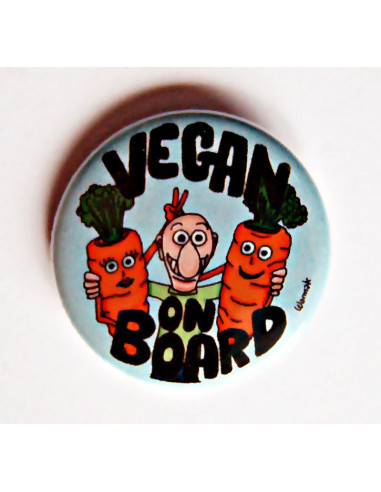 Badge Vegan on board