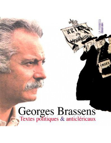 CD Georges Brassens - Textes politiques & anticléricaux