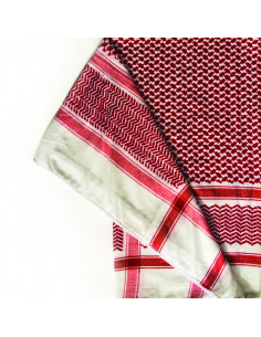 Keffieh palestinien rouge à... 2