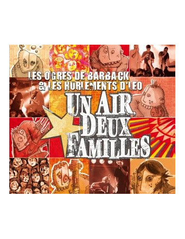 CD Un air deux familles (Les Ogres de Babarck & Les Hurlements d'Léo