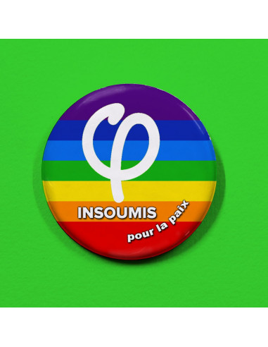 Badge Insoumis pour la paix