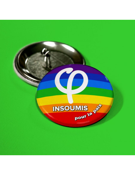 Badge Insoumis pour la paix