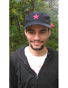 Casquette Che Guevara étoile rouge (noire, marron ou verte kaki)
