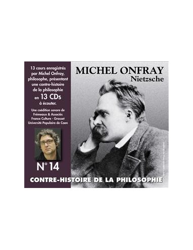 CD Contre histoire de la philosophie Vol. 1 (L'archipel pré-chrétien, 1), Michel Onfray.