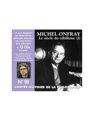 CD Contre histoire de la philosophie Vol. 1 (L'archipel pré-chrétien, 1), Michel Onfray.