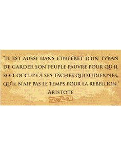 Sticker Citation Aristote