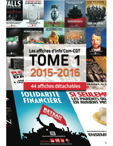 L'intégrale des affiches d'Info'Com CGT (Tome 1, 2015-2016)