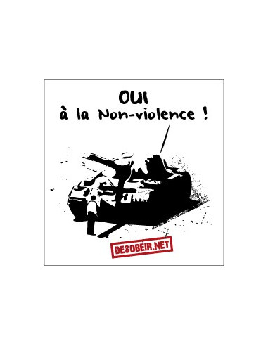 Sticker Non violence