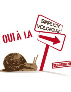 Sticker Simplicité volontaire