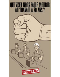 Sticker Qui veut nous faire...