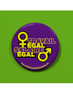 Badge Travail égal, salaire égal