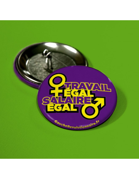 Badge Travail égal, salaire égal