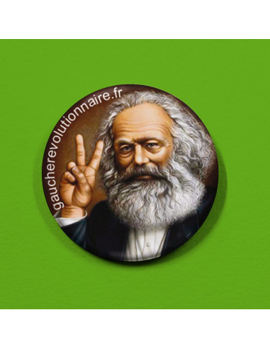 Badge Karl Marx (Gauche Revolutionnaire)