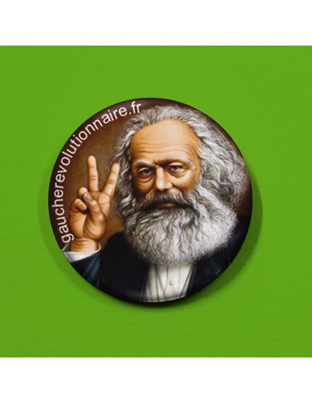 Badge Karl Marx (Gauche Revolutionnaire)