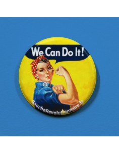 Badge We Can Do It (féministe)