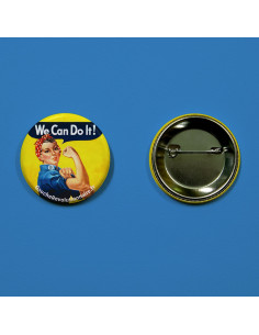 Badge We Can Do It (Gauche Revolutionnaire) 2