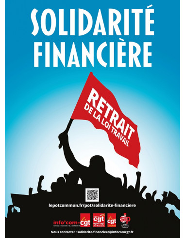 Solidarité financière ! (affiche Info Com CGT n°035)