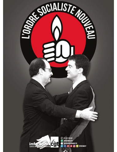 L'ordre socialiste nouveau ! (affiche Info Com CGT n°040)