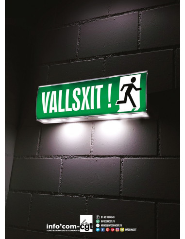 Vallsxit ! (affiche Info Com CGT n°042)