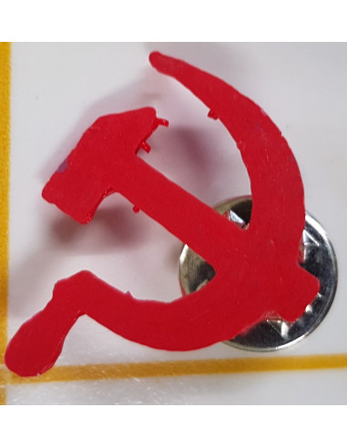 Pin's Faucille et marteau (symbole du communisme)