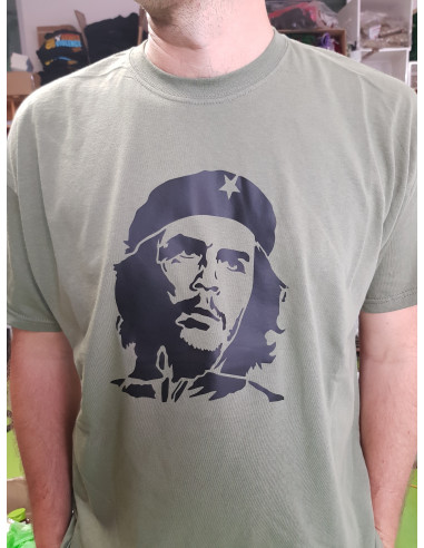 Tee-shirt Che Guevara vert kaki