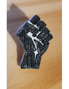 Pin's Poing noir (symbole de l'anarchisme)