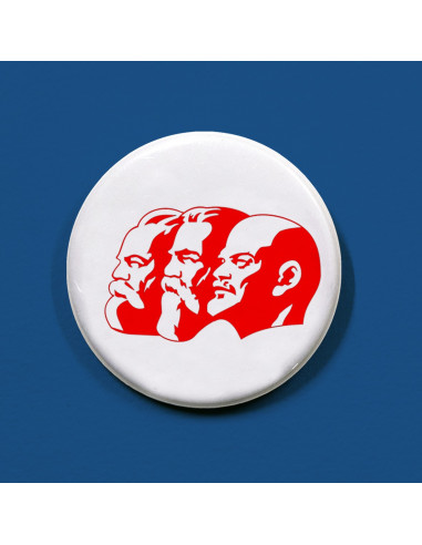 Badge Marx Engels Lénine