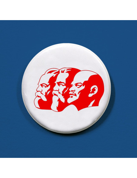 Badge Marx Engels Lénine