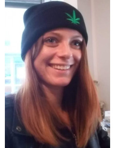 Bonnet Acrylique Cannabis