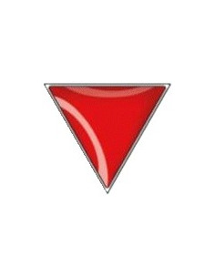 Triangle rouge contre le fascisme IMPRIMANTE 3D (Pin's Ras l'Front)