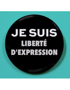 Badge Je suis Liberté d'Expression