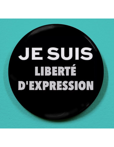 Badge Je suis Liberté d'Expression