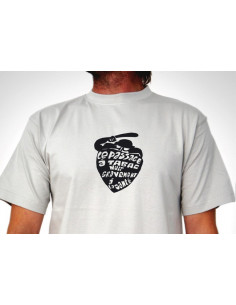 Tee-shirt "Le passage à tabac nuit gravement à la santé" (beige)