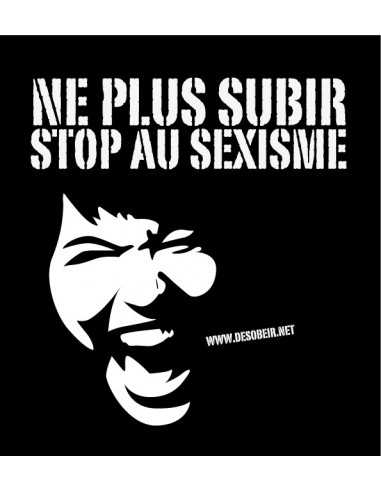 Sticker Ne plus subir. Stop au sexisme