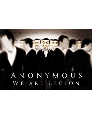 Anonymous We are Legion (autocollant sticker)