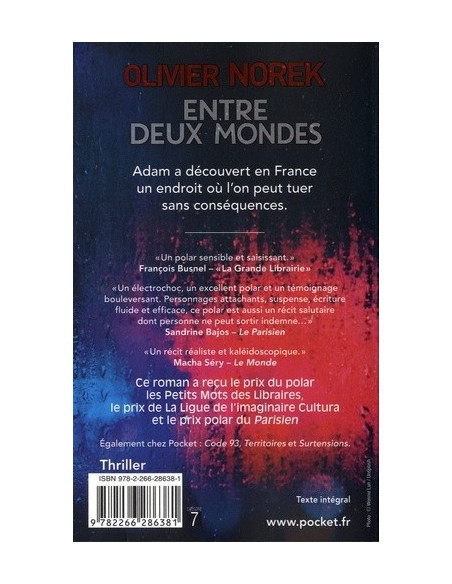 Entre deux mondes (Olivier Norek)