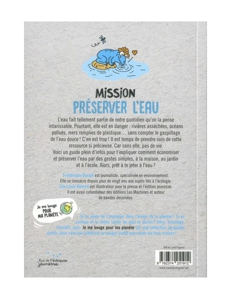 Mission préserver l'eau (Frédérique Basset, Léo Louis-Honoré)